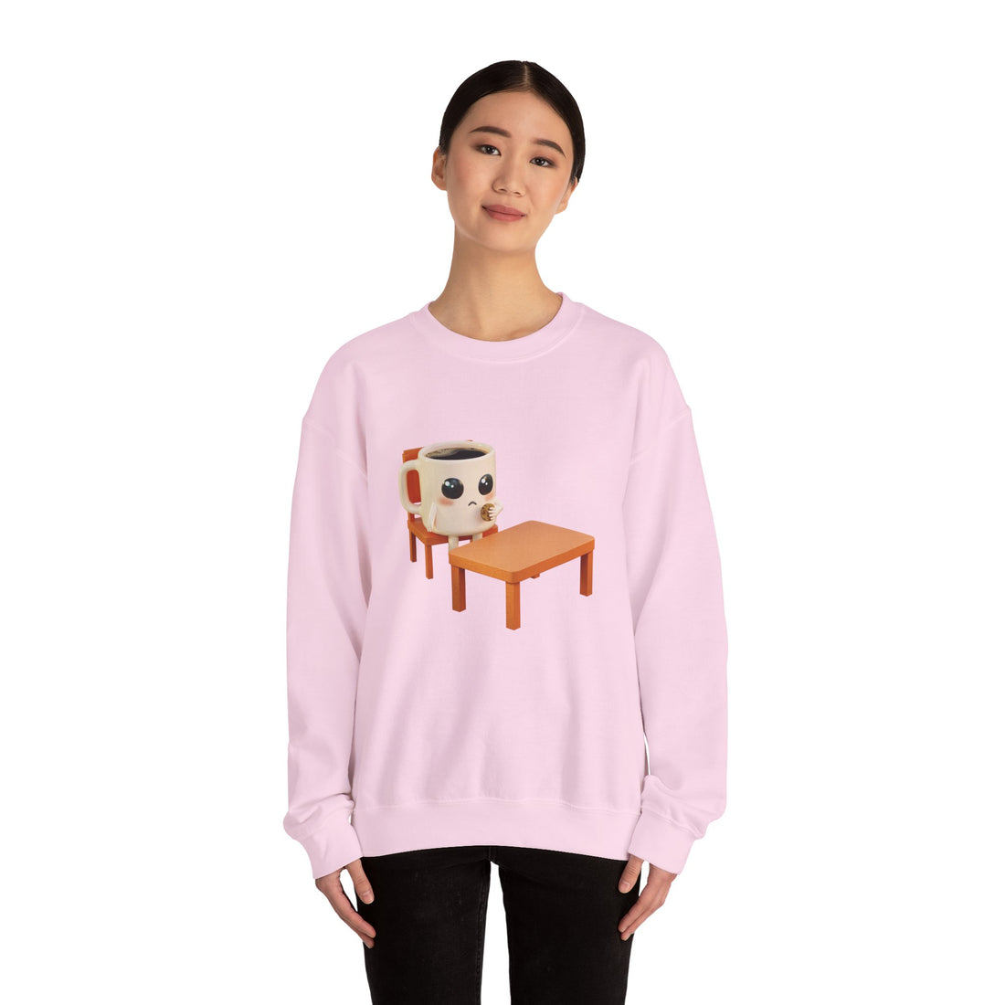 Lil' Latte Kohi - Cute Cartoon Coffee Sweatshirt