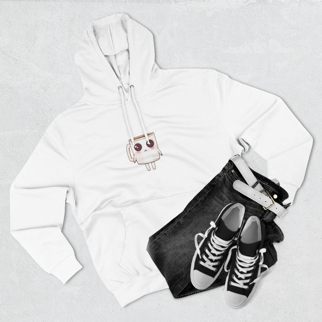 Lil' Latte Kohi - Cute Cartoon Coffee Hoodie