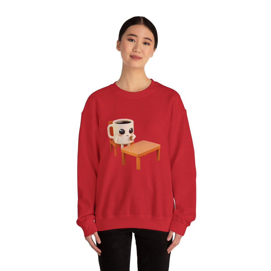 Lil' Latte Kohi - Cute Cartoon Coffee Sweatshirt