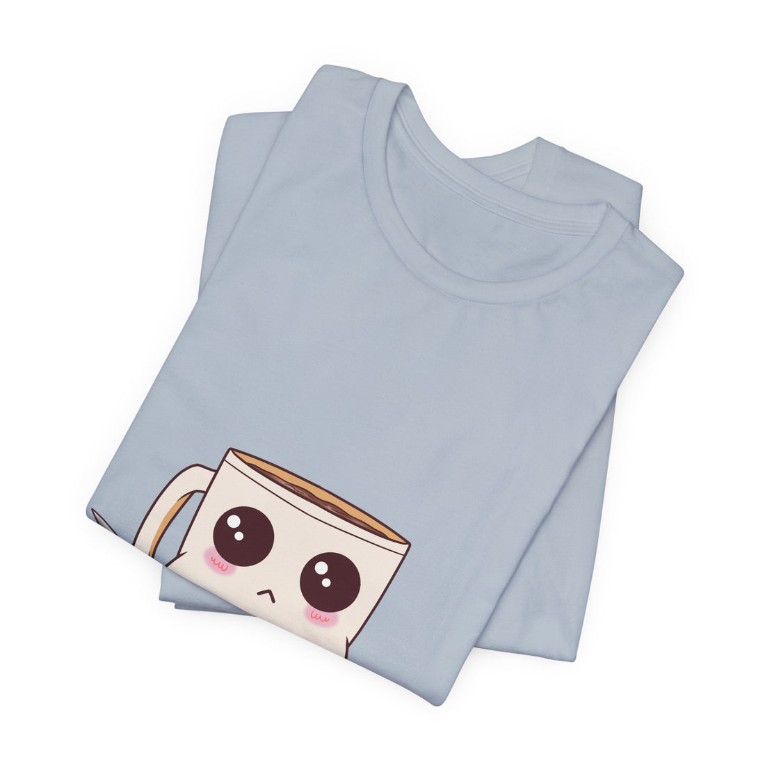 Lil' Latte Kohi - Cute Cartoon Coffee with knife T-Shirt