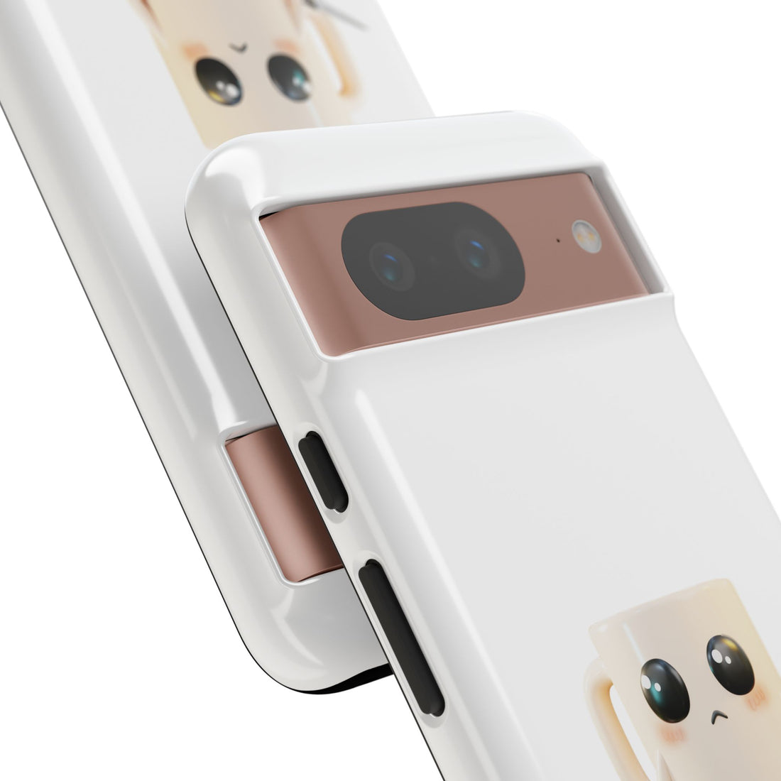 Lil' Latte Kohi - Cute Cartoon Coffee with knife Phone Cases