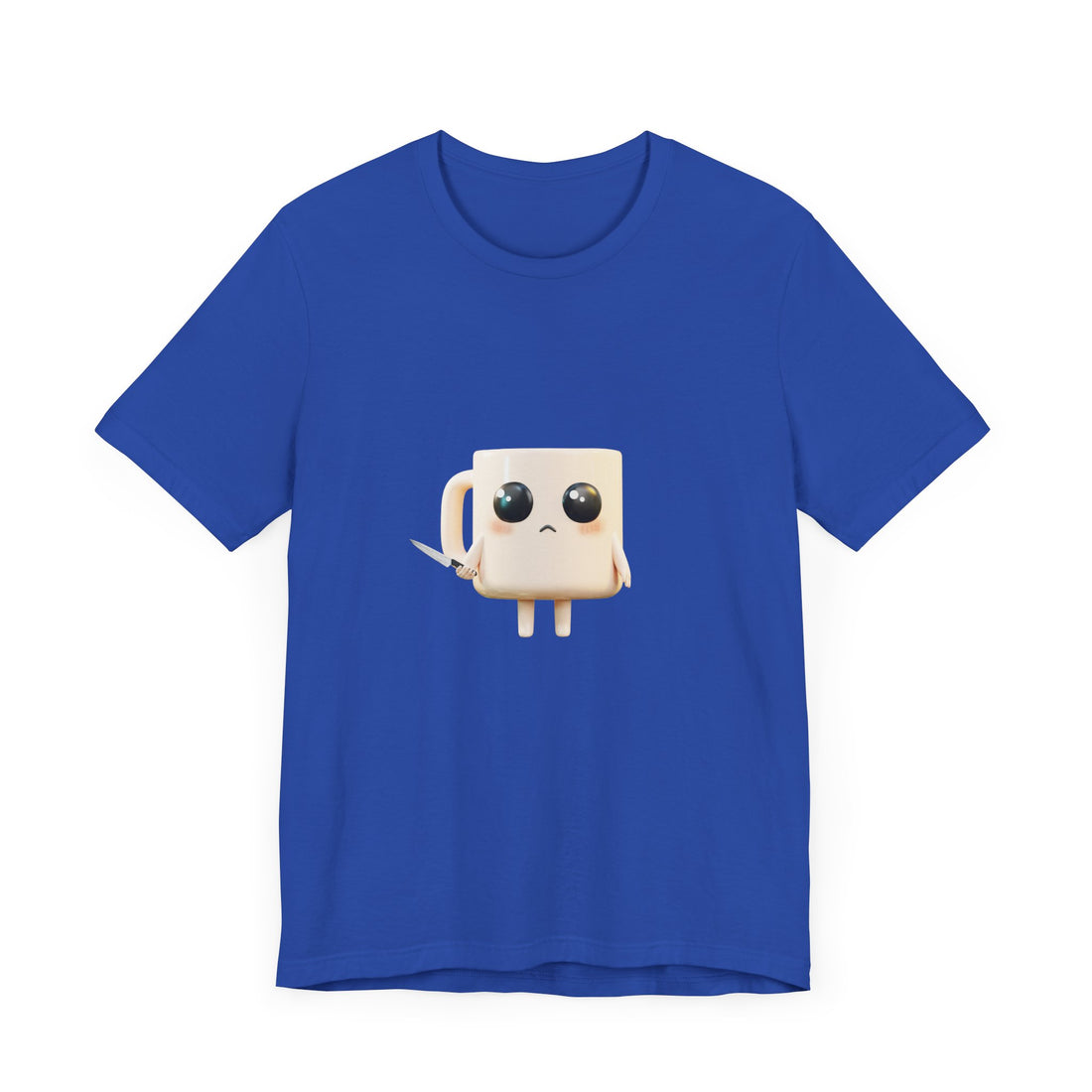 Lil' Latte Kohi - Cute Cartoon Coffee with knife T-Shirt