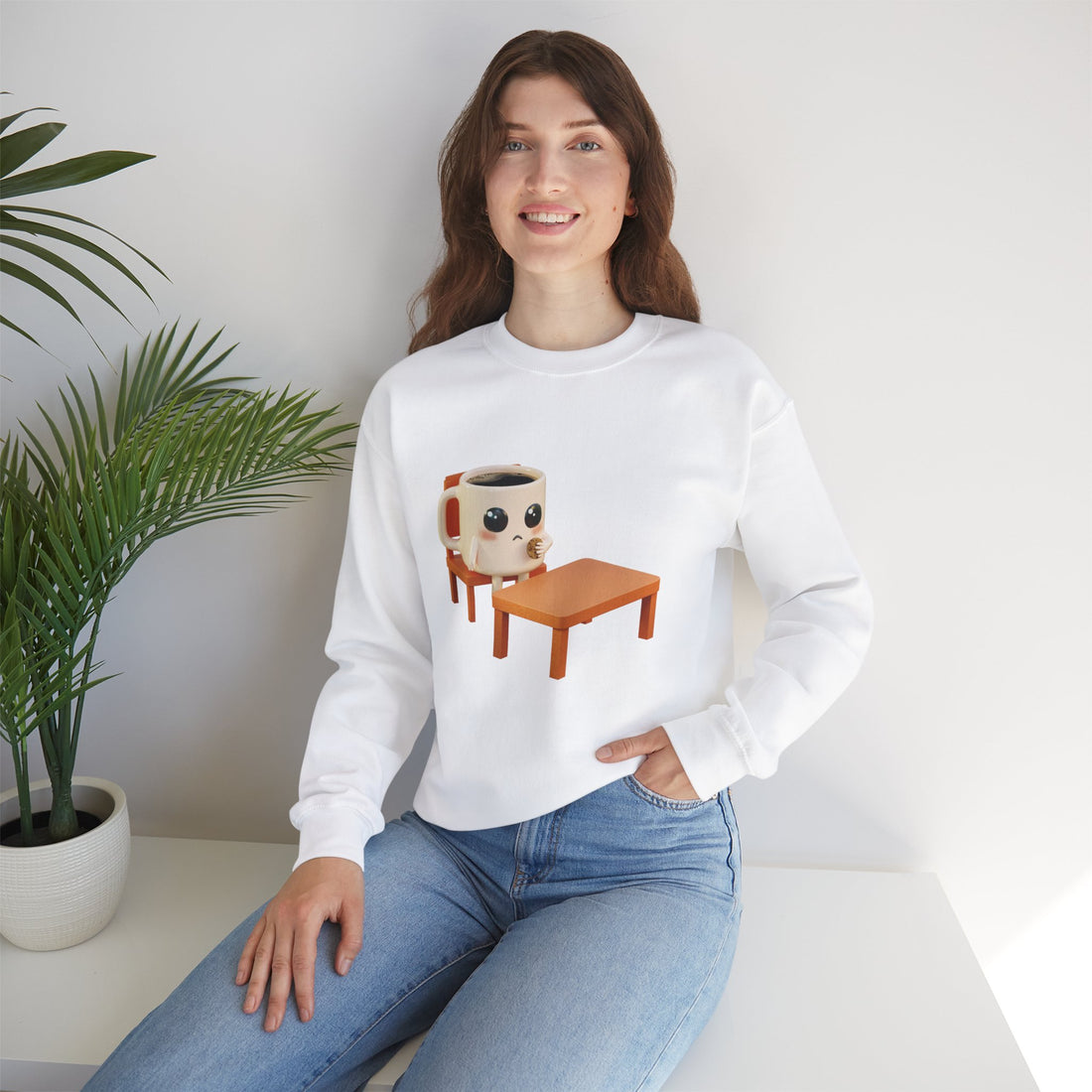 Lil' Latte Kohi - Cute Cartoon Coffee Sweatshirt