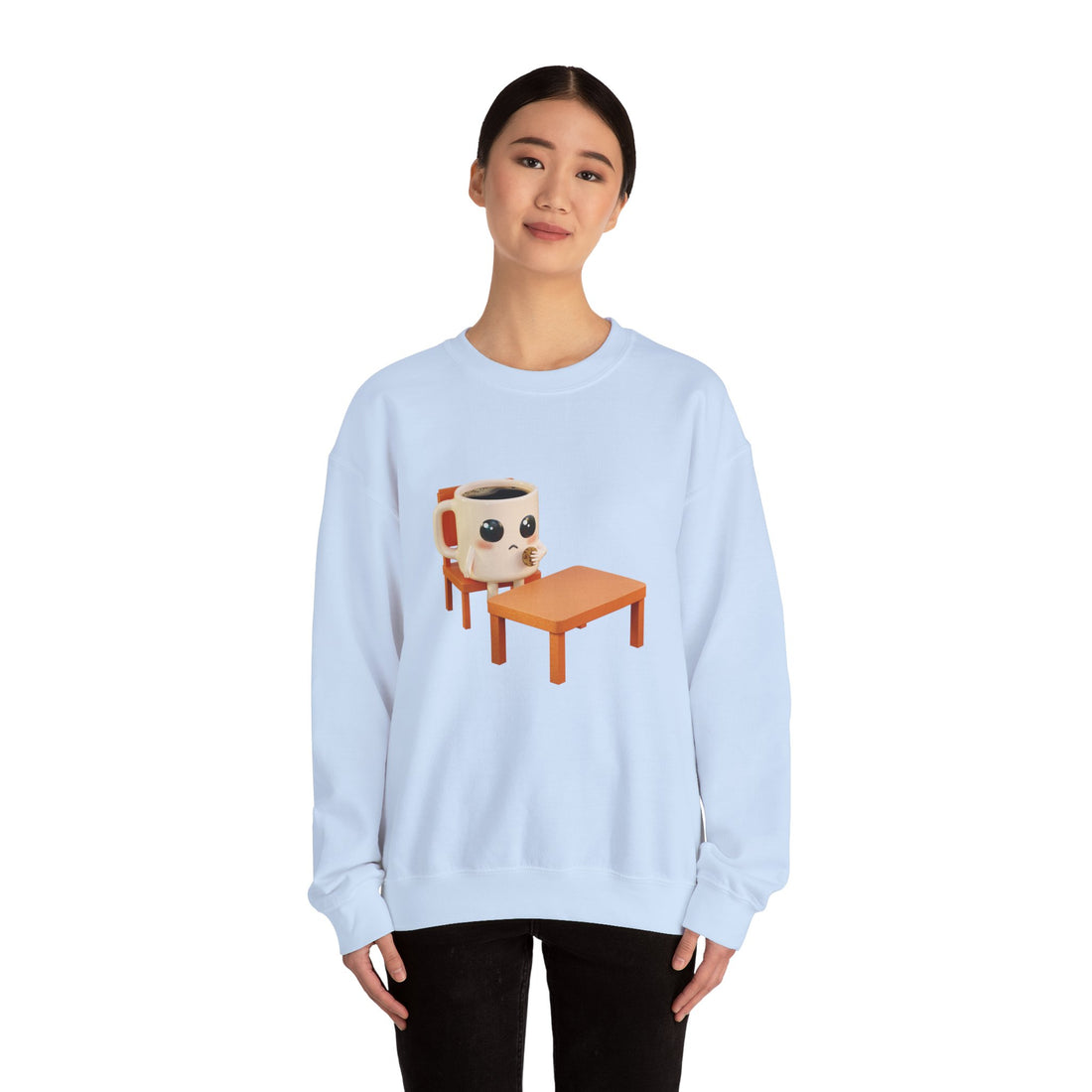 Lil' Latte Kohi - Cute Cartoon Coffee Sweatshirt