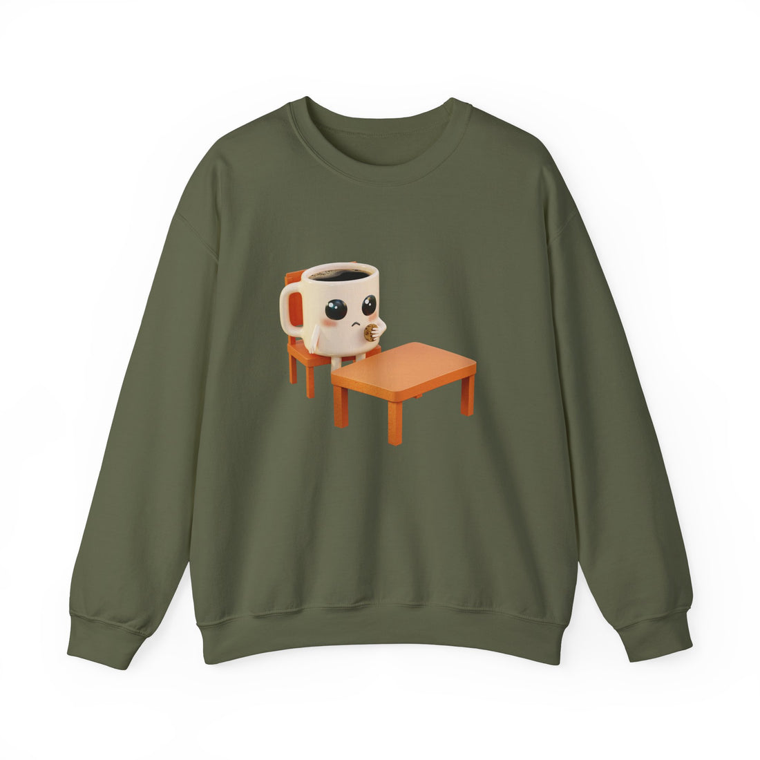 Lil' Latte Kohi - Cute Cartoon Coffee Sweatshirt