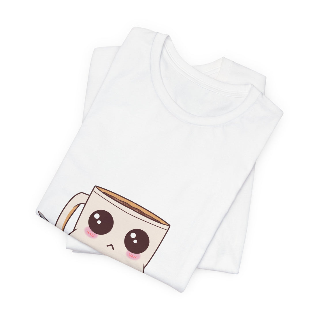 Lil' Latte Kohi - Cute Cartoon Coffee with knife T-Shirt