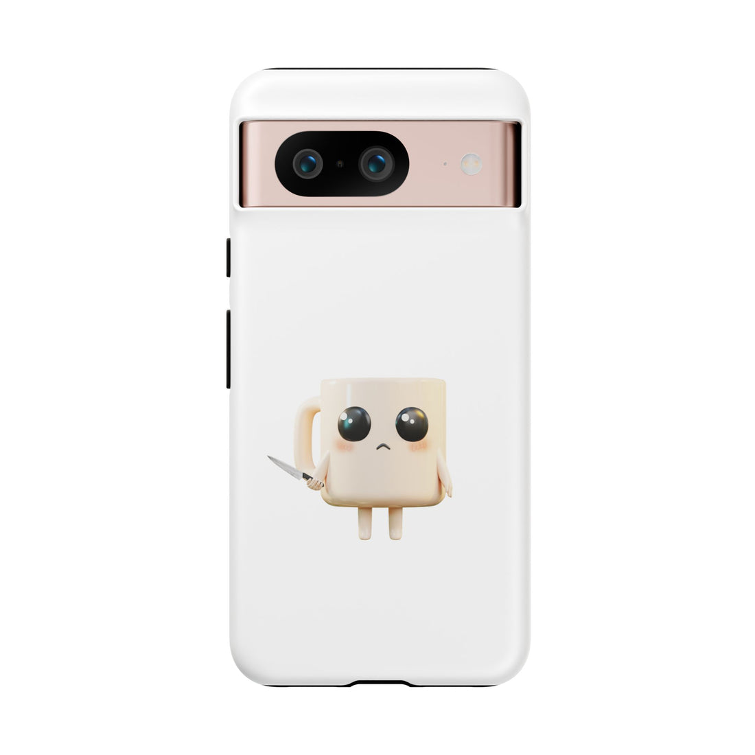 Lil' Latte Kohi - Cute Cartoon Coffee with knife Phone Cases