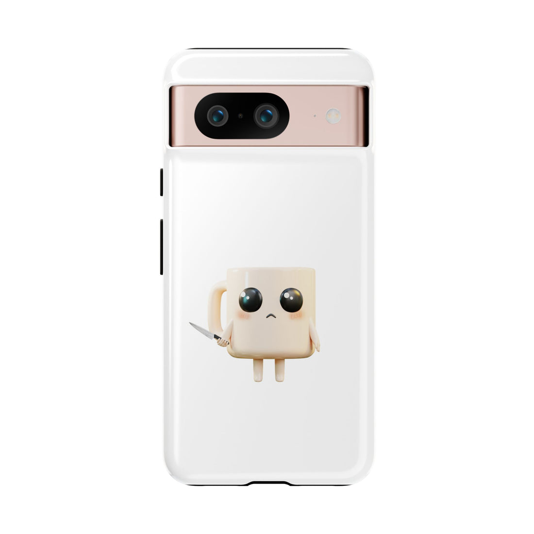 Lil' Latte Kohi - Cute Cartoon Coffee with knife Phone Cases