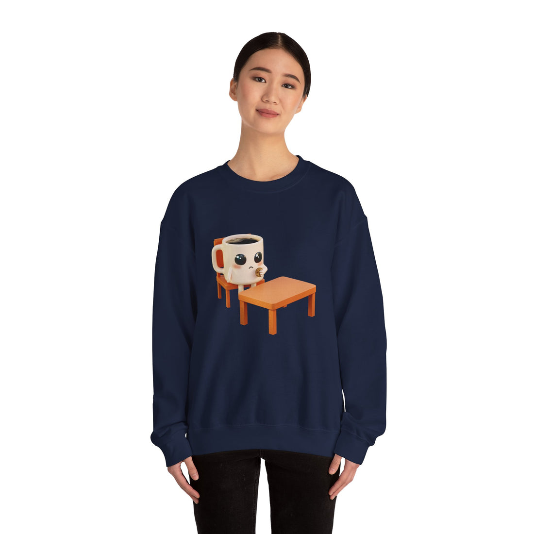 Lil' Latte Kohi - Cute Cartoon Coffee Sweatshirt