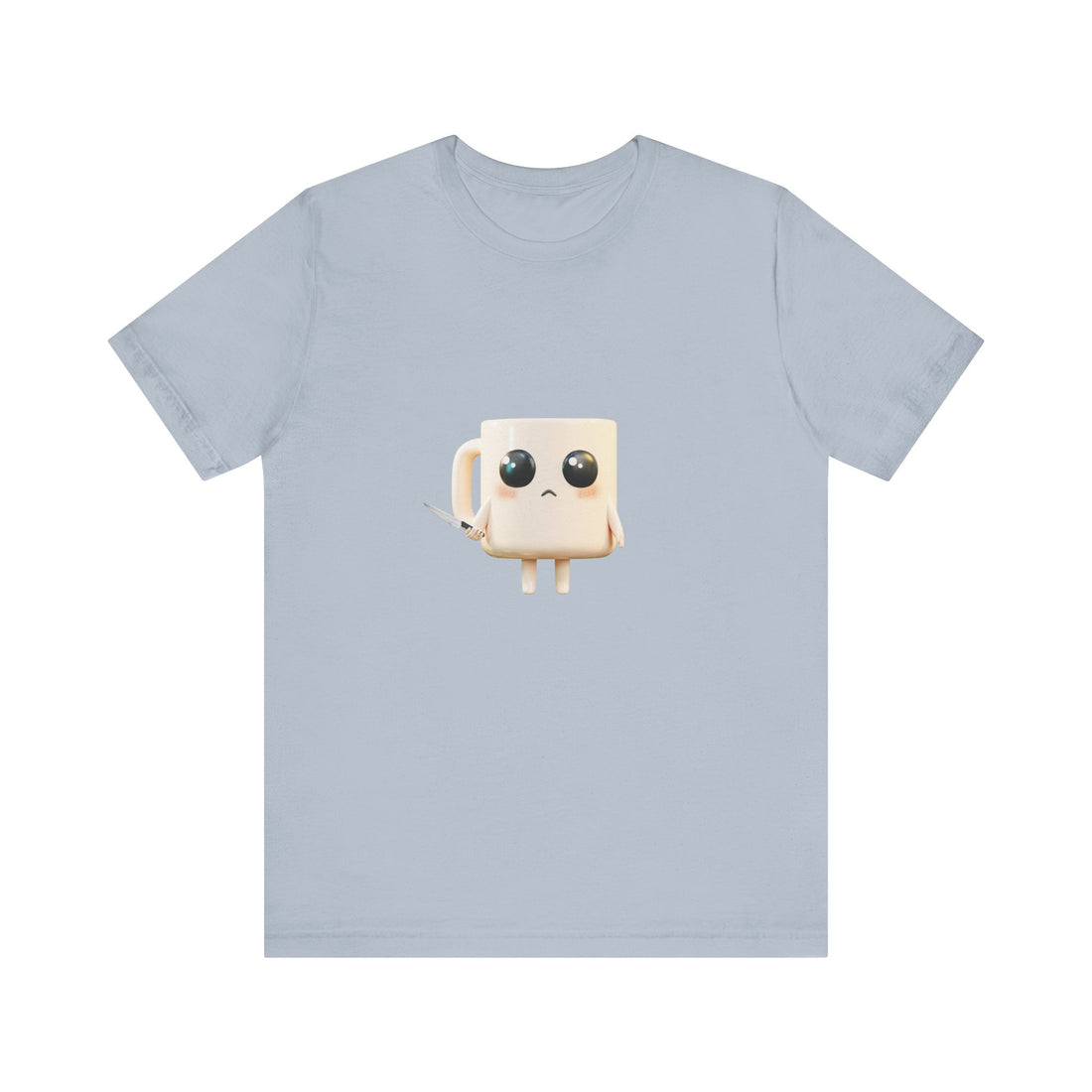 Lil' Latte Kohi - Cute Cartoon Coffee with knife T-Shirt