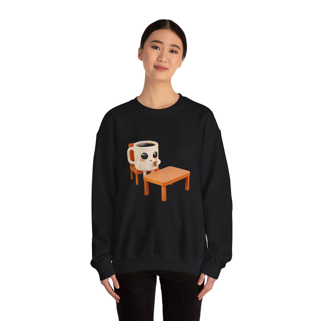 Lil' Latte Kohi - Cute Cartoon Coffee Sweatshirt