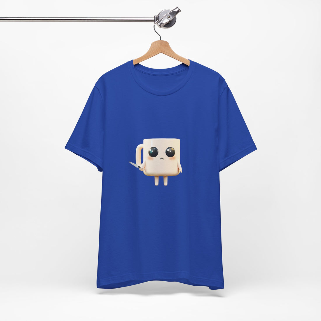 Lil' Latte Kohi - Cute Cartoon Coffee with knife T-Shirt